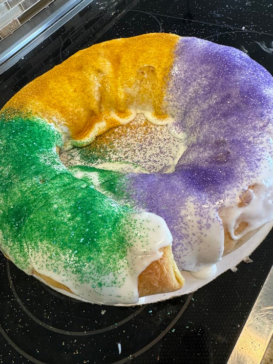 New Orleans King Cake (Seasonal) – Authentic Mardi Gras King Cake Jan-March 4, 2024