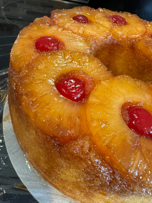 Pineapple Upside Down Cake – Classic Southern Dessert with Caramelized Pineapple & Cherries